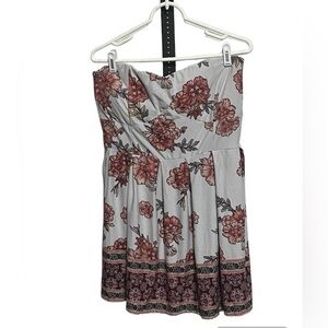 NOBO No Boundaries Strapless Floral Dress Sz XXXL 3XG(21)
